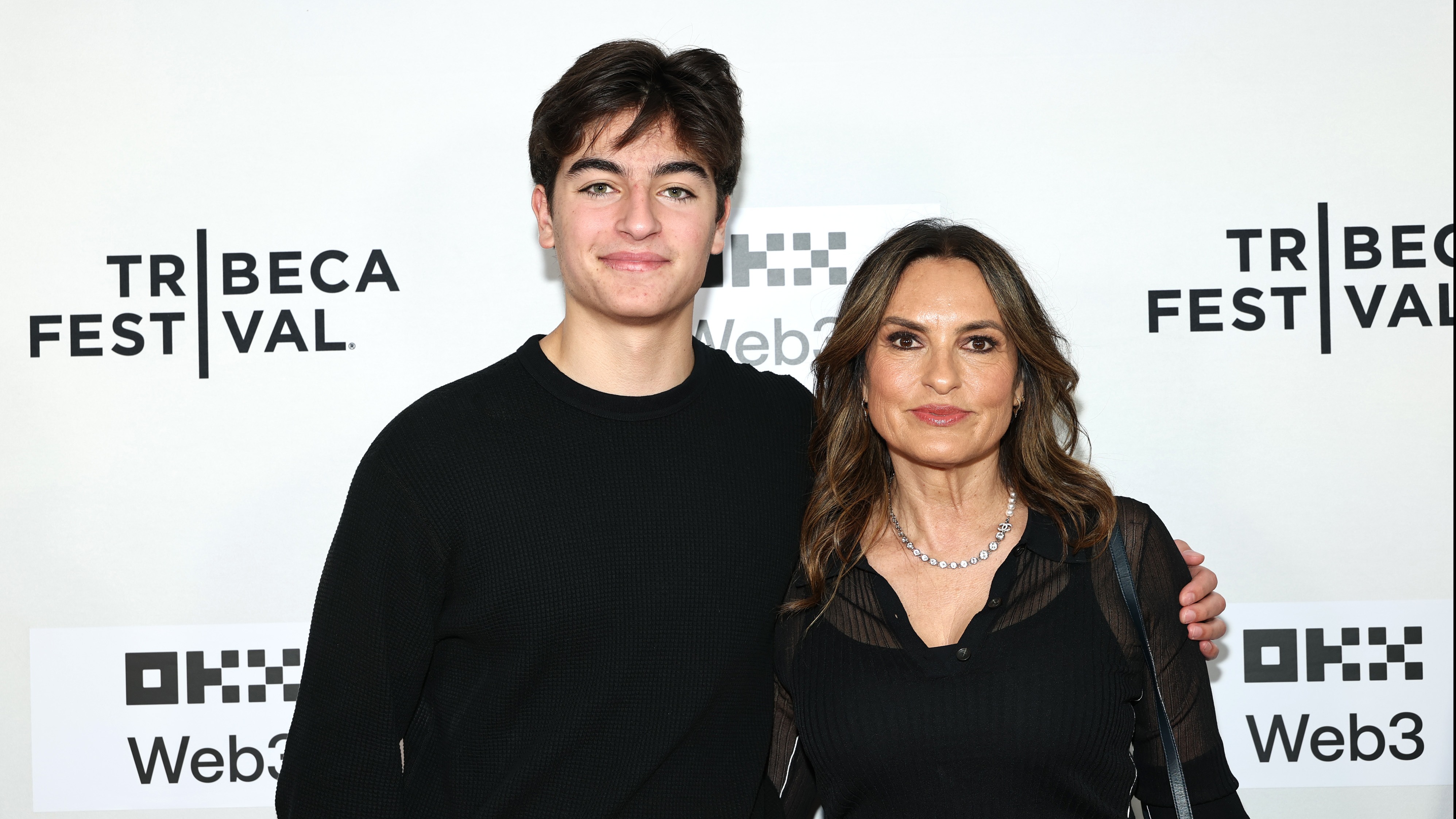 Mariska Hargitay and son August Hermann