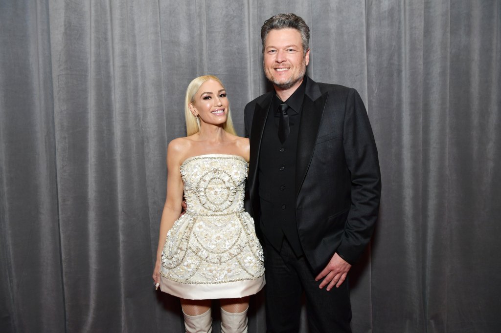 Gwen Stefani and Blake Shelton 