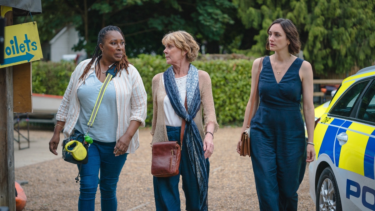Jo Martin, Samantha Bond, Cara Horgan, The Marlow Murder Club, 2024