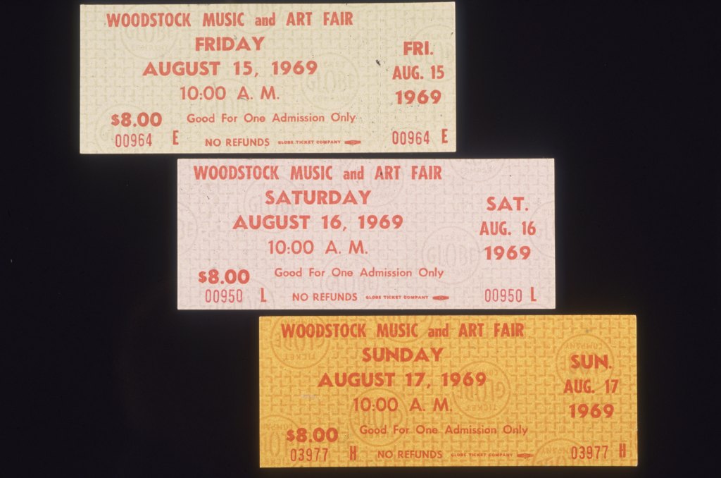 woodstock festival tickets