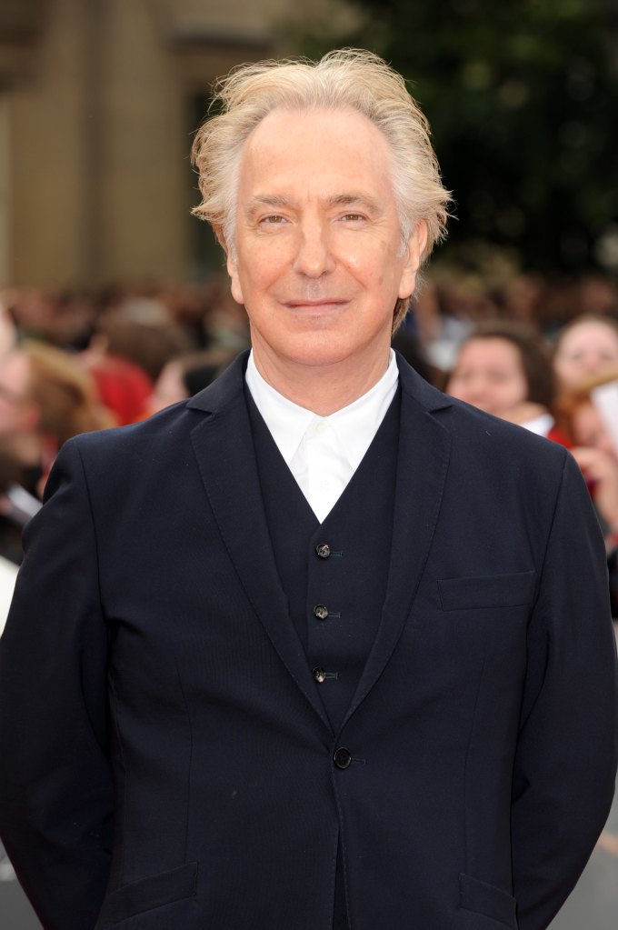 Alan Rickman at The 'Harry Potter And The Deathly Hallows: Part 2' premiere held at the Odeon Leicester Square, London. Here, Alan Rickman. 