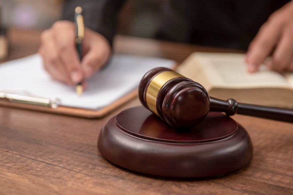 A judge's gavel