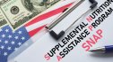 SNAP Supplemental Nutrition Assistance Program is shown using the text. SNAP provides food benefits to low-income families