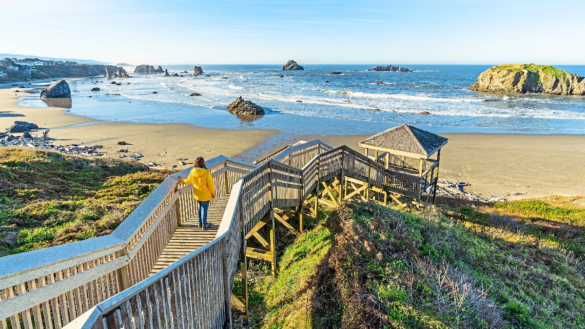 Bandon, Oregon beach