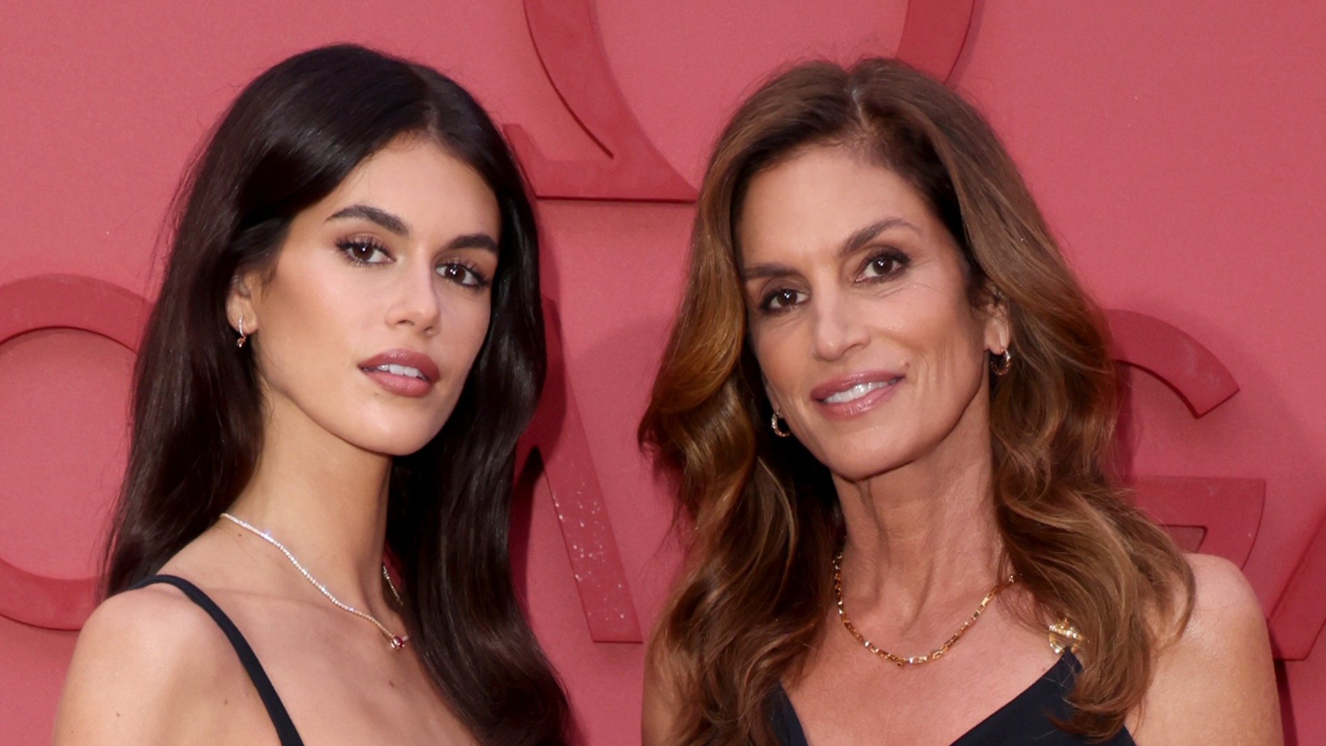 Kaia Gerber and Cindy Crawford in 2024