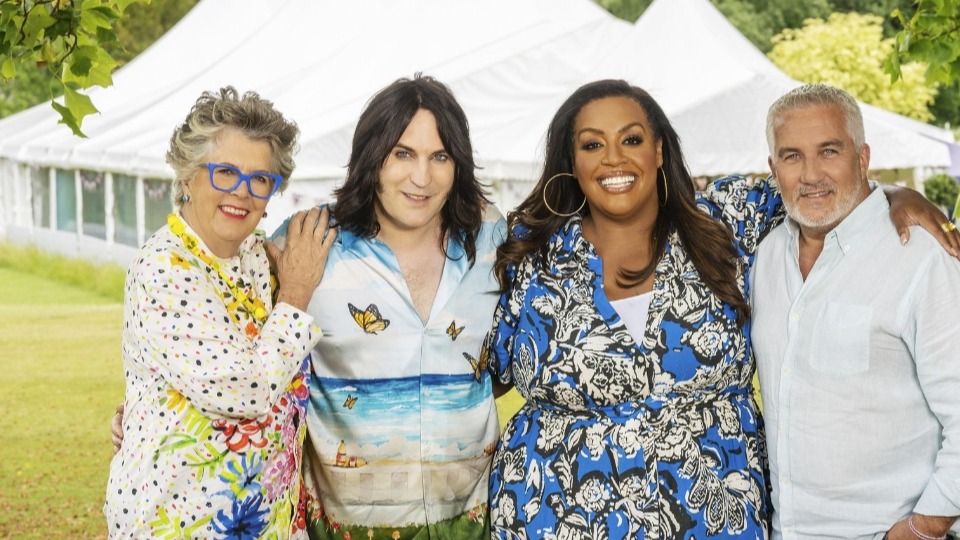 Great British Baking Show hosts and judges