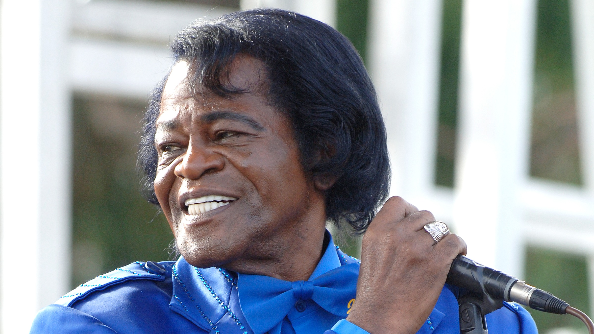 James Brown performing in 2006, the year he died