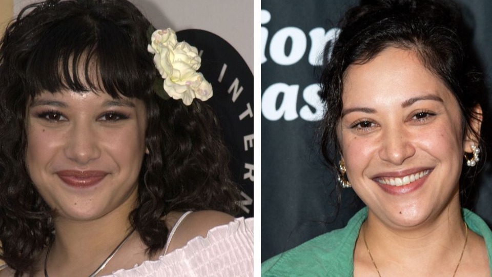 Left: Lalaine in 2002; Right: Lalaine in 2021