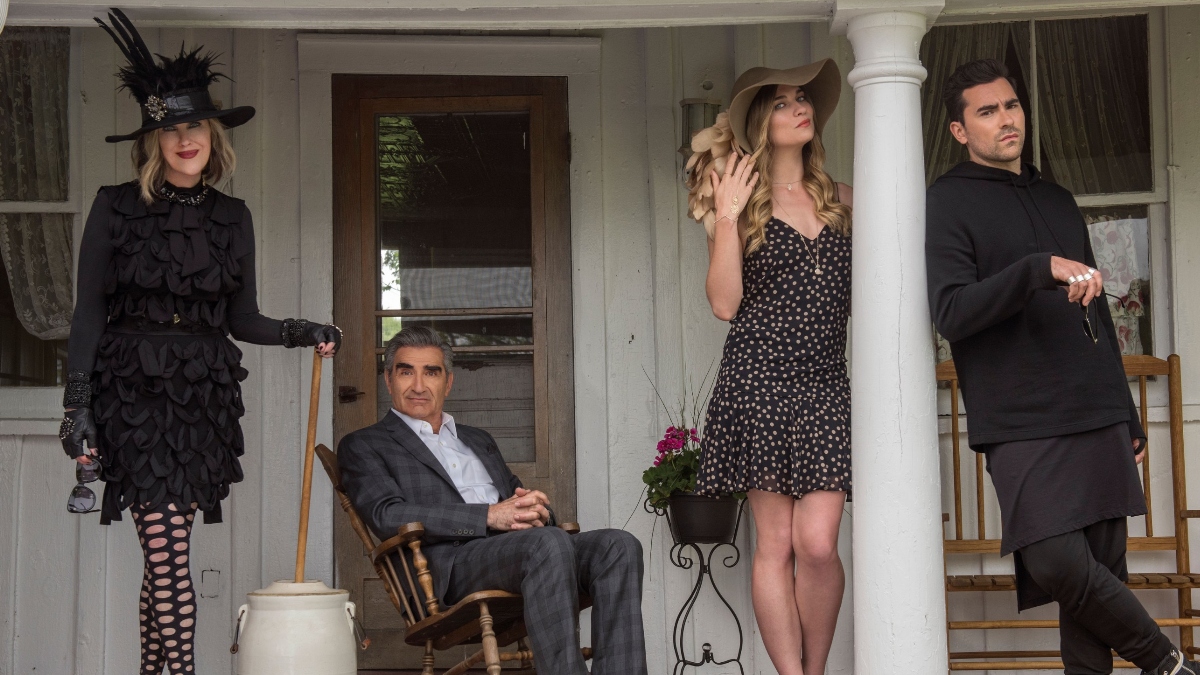 Catherine O'Hara, Eugene Levy, Annie Murphy, Daniel Levy, Schitt's Creek, 2016