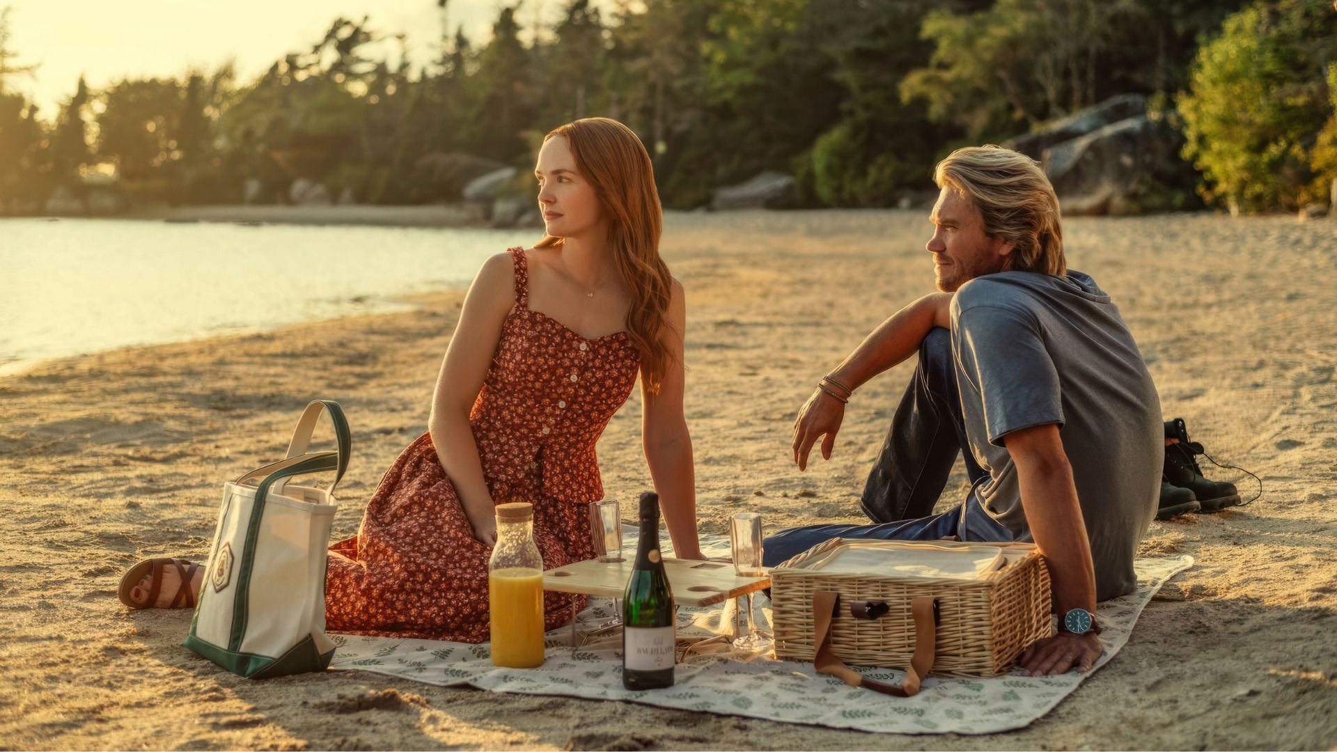 Morgan Kohan and Chad Michael Murray in 'Sullivan's Crossing'