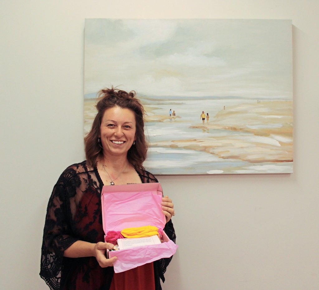  Chayna was touched to receive one of the Boxes of Hope after being diagnosed with breast cancer