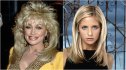 Dolly Parton and Sarah Michelle Gellar as Buffy the Vampire Slayer