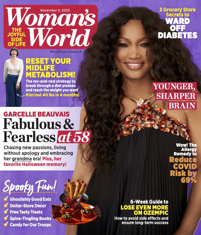 Garcelle Beauvais on the cover of Woman's World