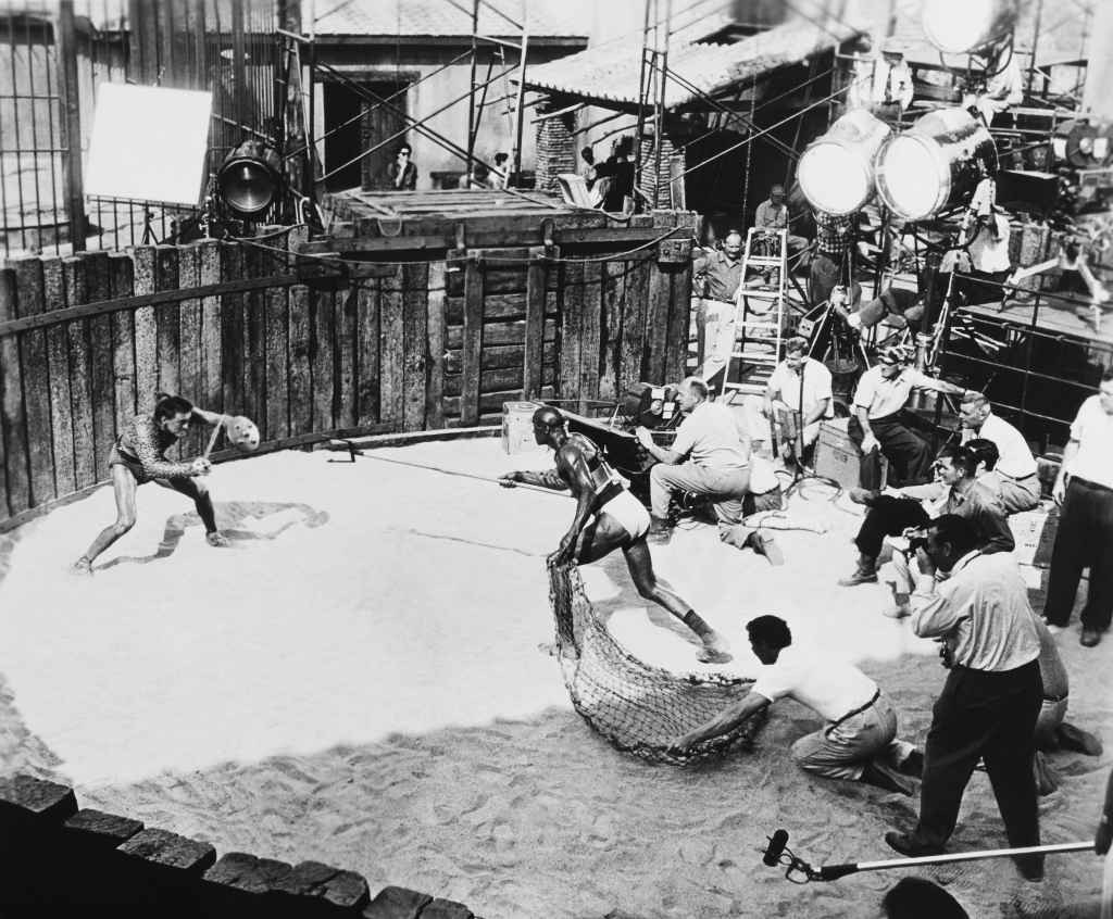 Behind the scenes of 1960's Spartacus 