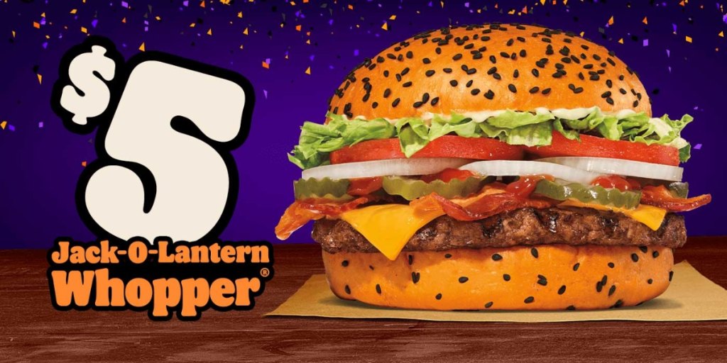 Burger King Halloween whopper