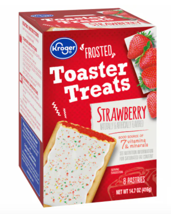 Kroger Frosted Strawberry Toaster Treats