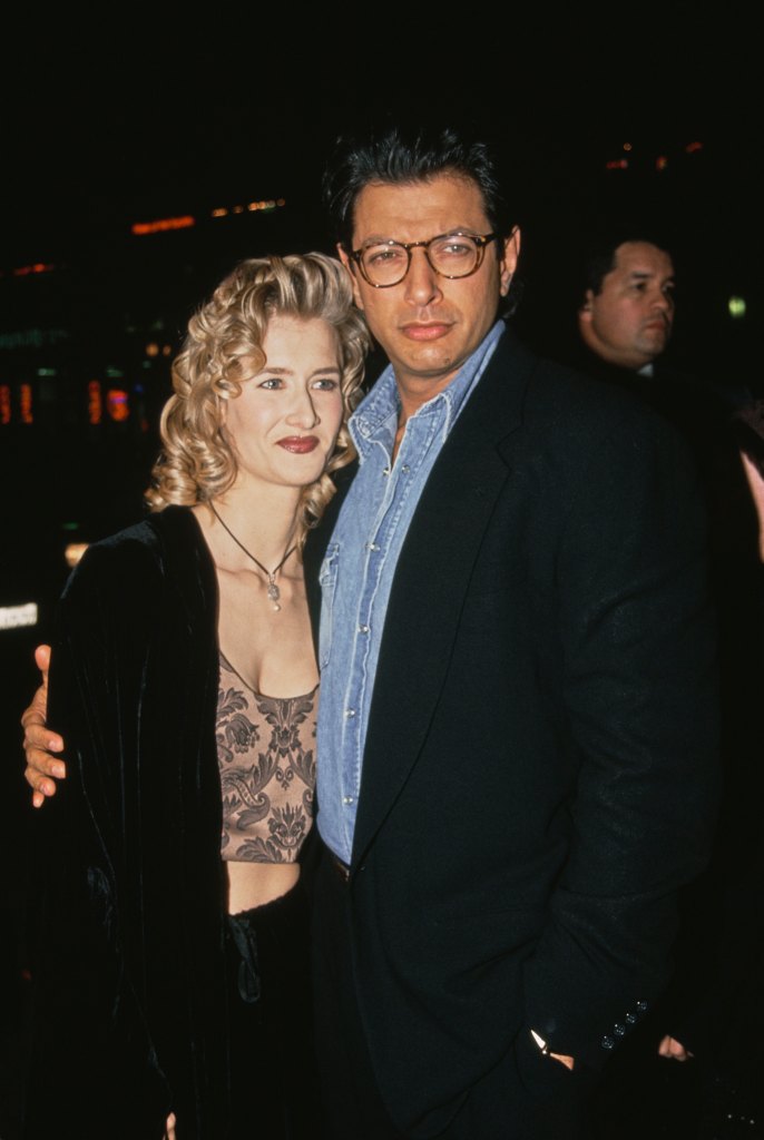 Laura Dern and Jeff Goldblum in 1993
