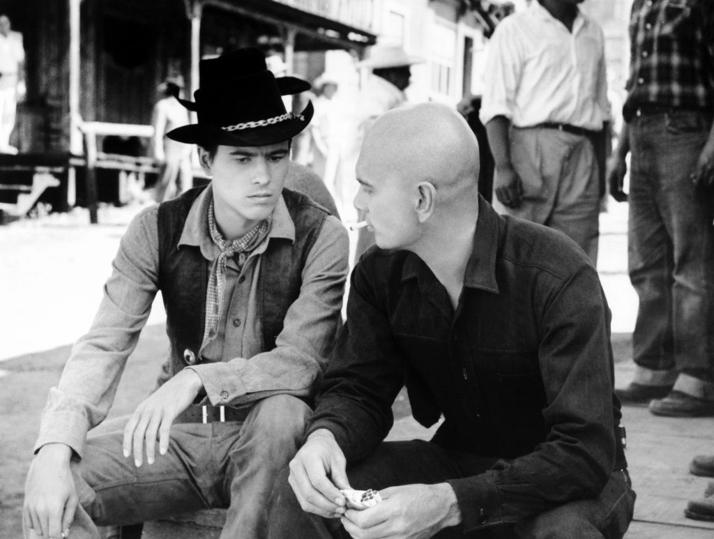 THE MAGNIFICENT SEVEN, from left, Horst Buchholz, Yul Brynner, 1960
