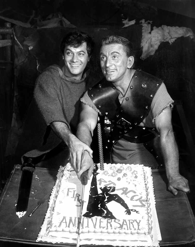 SPARTACUS, Tony Curtis, Kirk Douglas, 1960