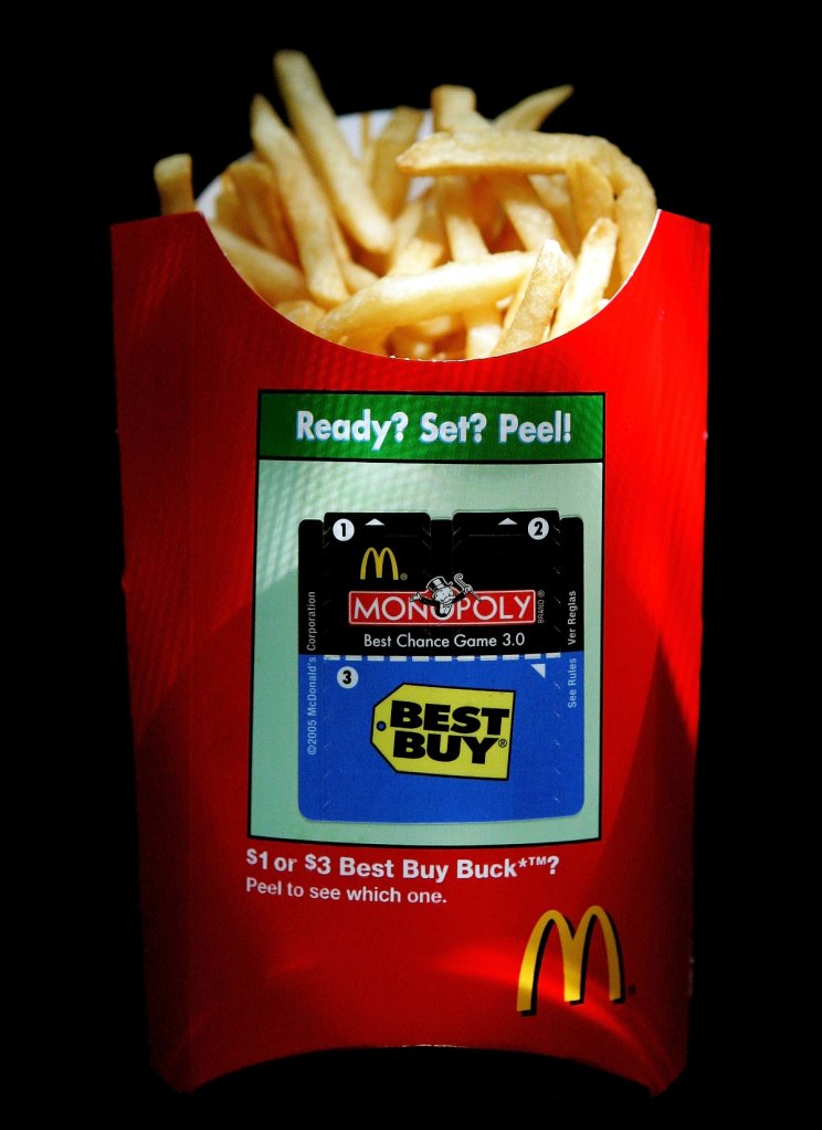 McDonald's Monopoly game