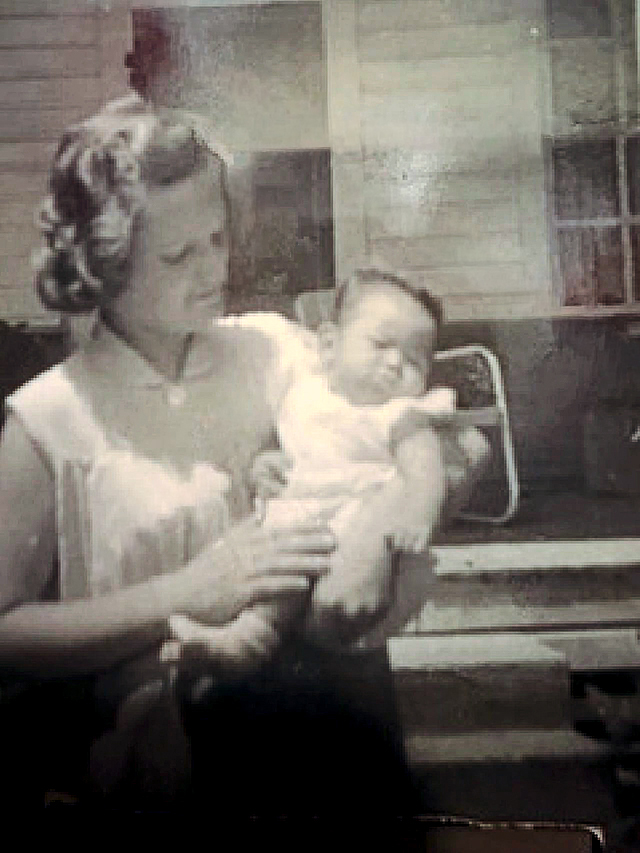 Monette with her adopted mother