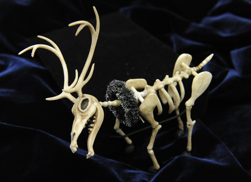 Reindeer puppet from The Nightmare Before Christmas