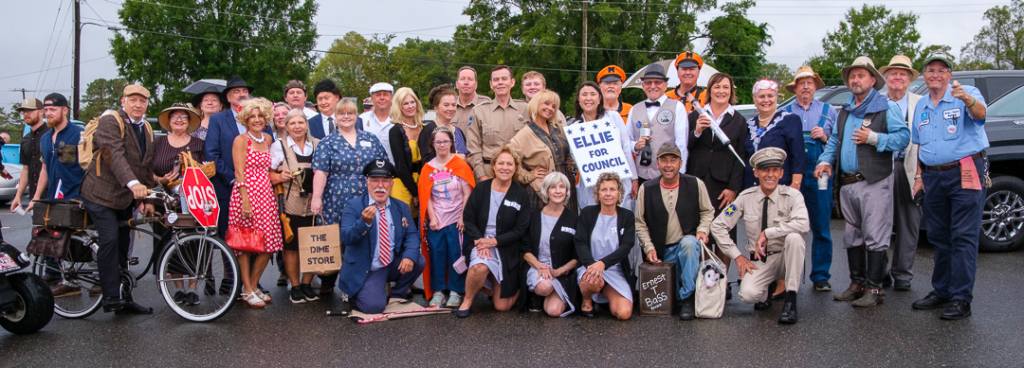 Participants in the Mayberry Days Parade 2025