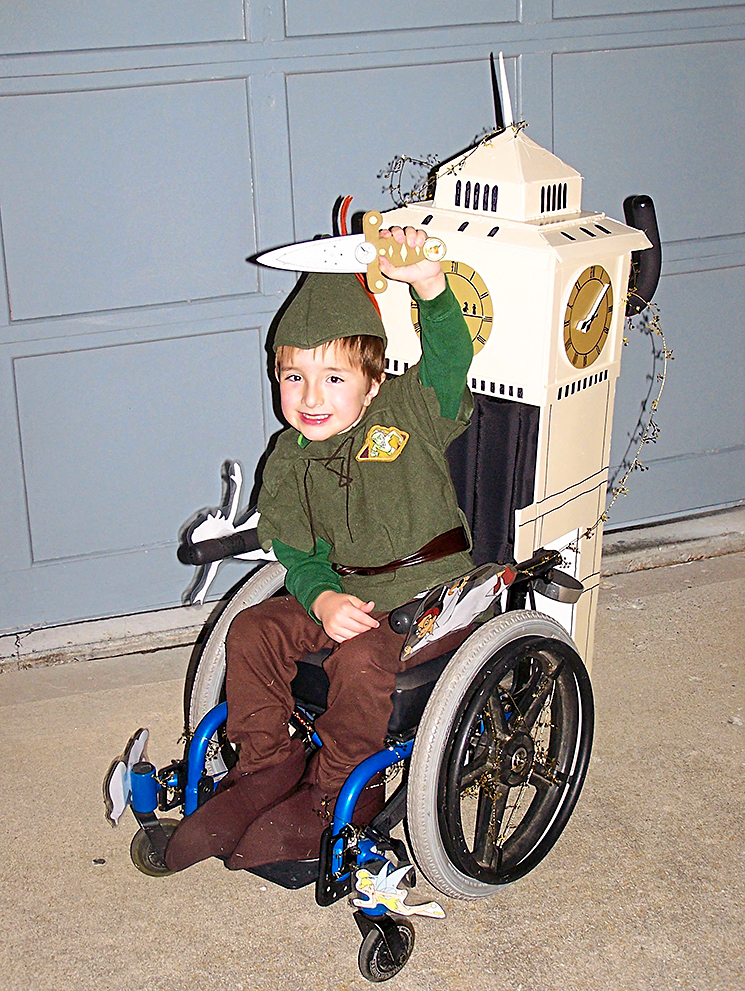 Whatever the child wants to be, the crew creates the halloween costume