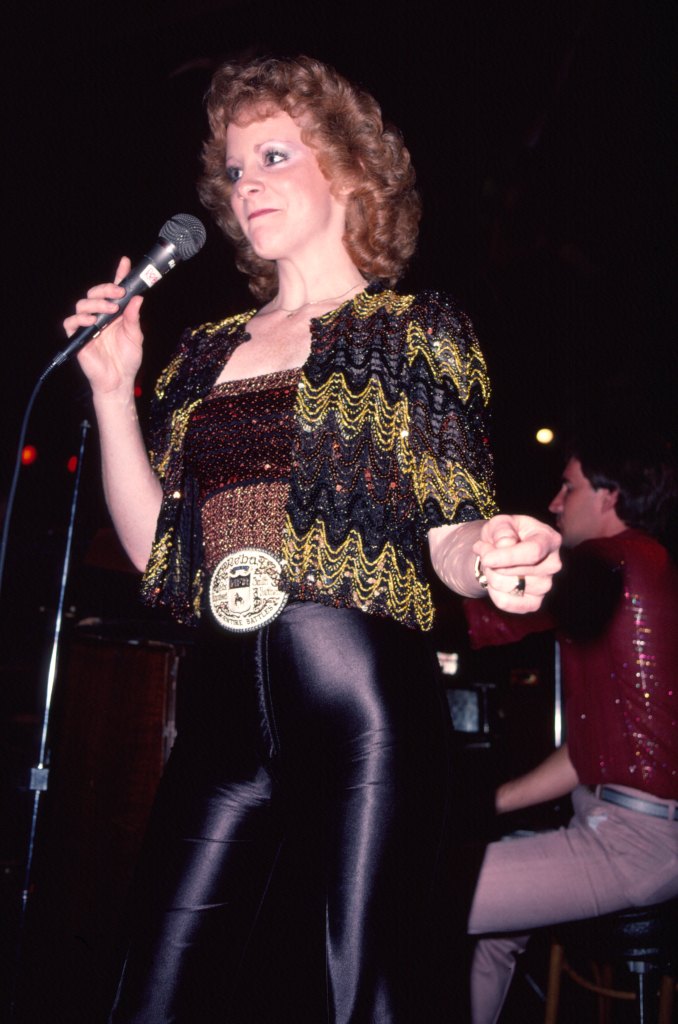 Reba McEntire onstage in 1982