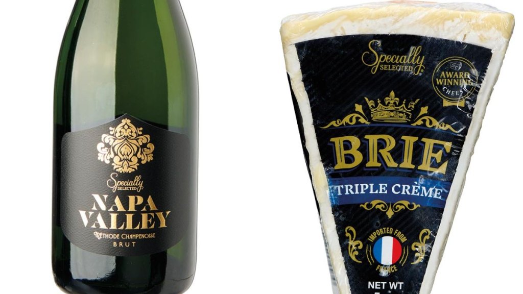 Specially Selected Napa Valley Sparkling and Specially Selected Triple Creme Excellence