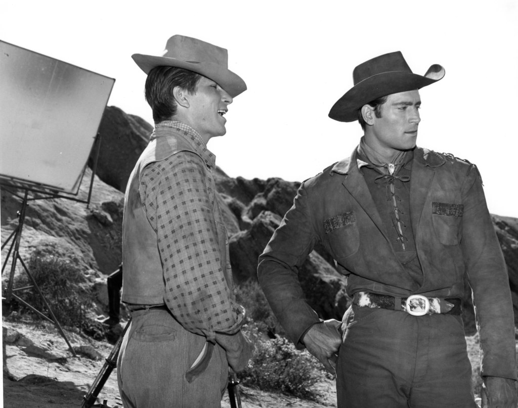 WARNER BROTHERS PRESENTS: CHEYENNE, L.Q. Jones, Clint Walker, 'Mountain Fortress,' (Season 1, Episode 2, aired Sep 20, 1955), 1955-56. 