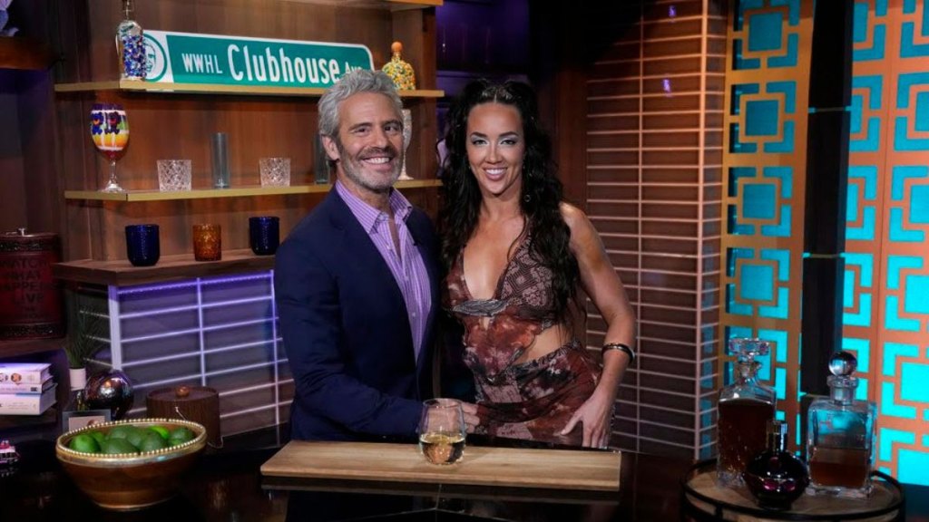 WWE Chelsea Green with Andy Cohen on WWHL