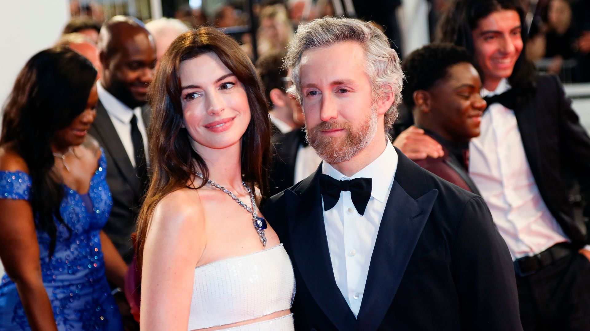 Anne Hathaway and Adam Shulman
