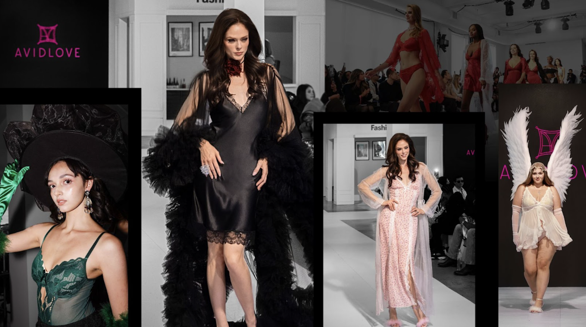 Lingerie looks from Avidlove available at Amazon