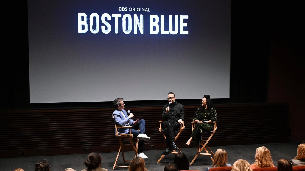 Matt Mitovitch with stars Donnie Wahlberg and Sonequa Martin-Green