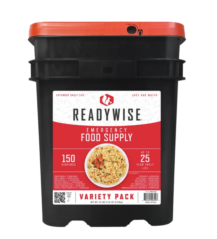ReadyWise 150 Serving Emergency Food Bucket (150 Total Servings)