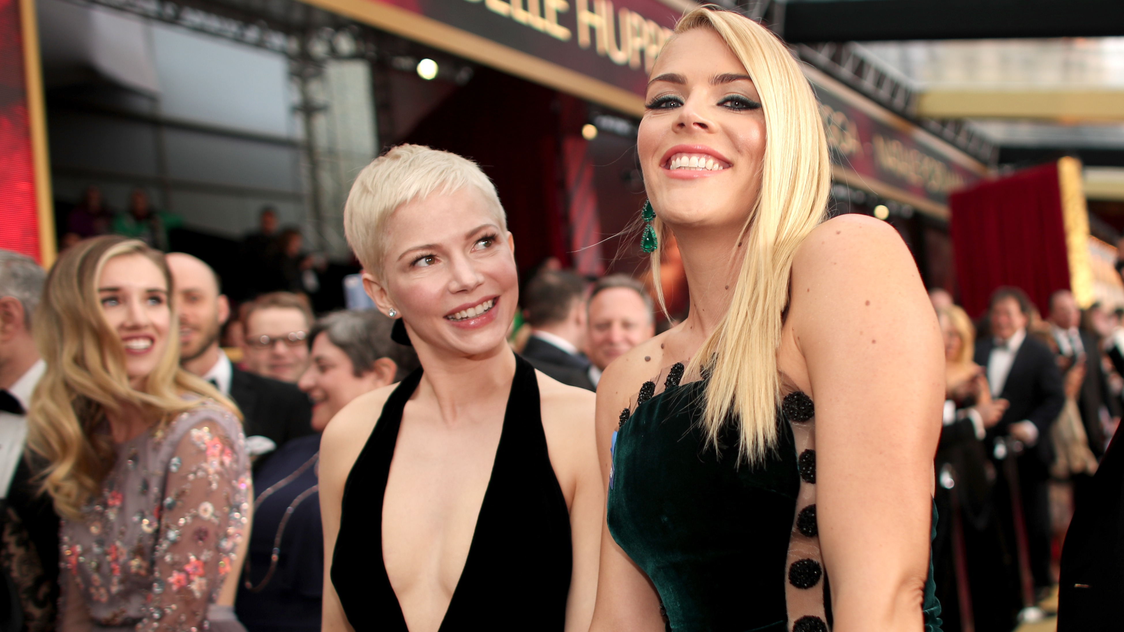 Michelle Williams and Busy Philipps in 2017