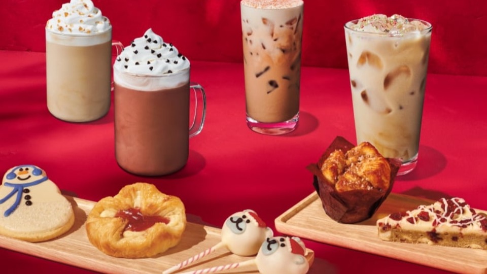 Starbucks Christmas menu 2025