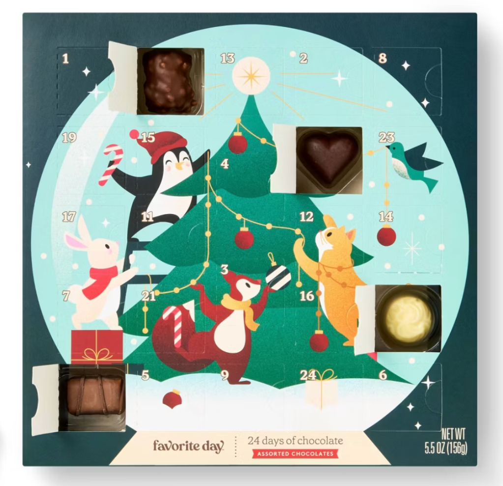Christmas Mini Chocolate Countdown Calendar