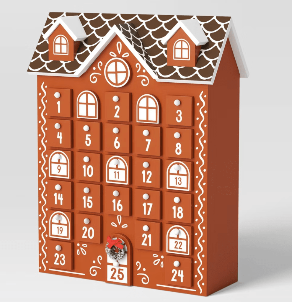 Christmas Gingerbread House Countdown