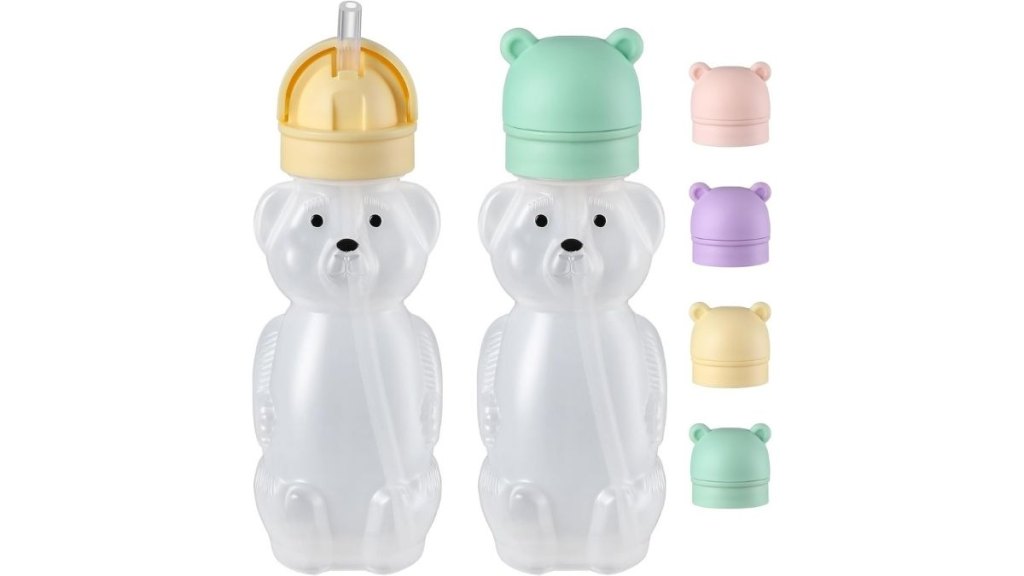 2 Pack Honey Bear Straw Cups