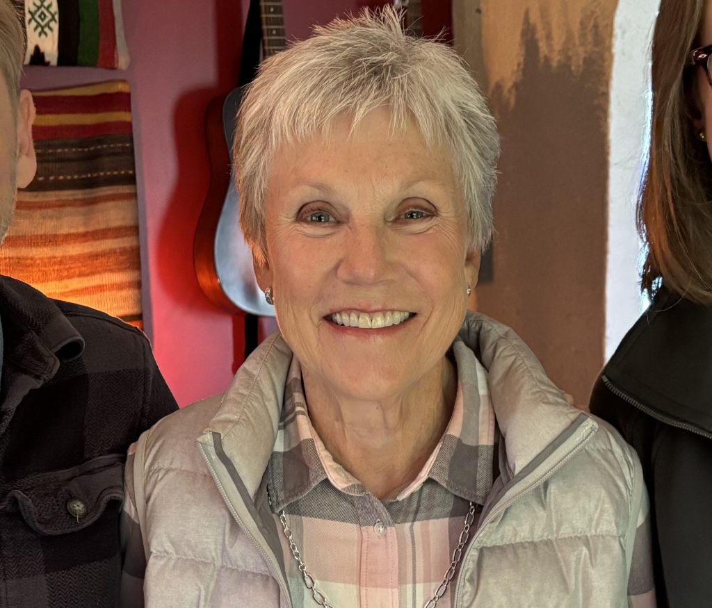 Anne Murray in the studio