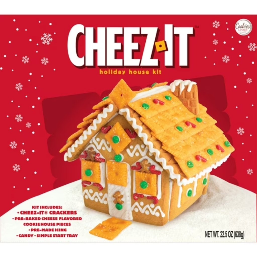 Cheez-It gingerbread house