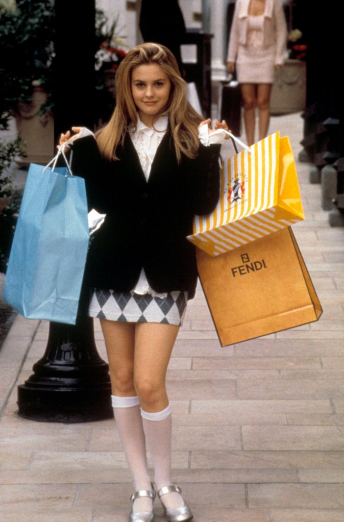 Alicia Silverstone wears Amy Heckerling-approved knee-high stockings