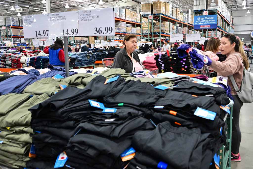 People shopping at Costco