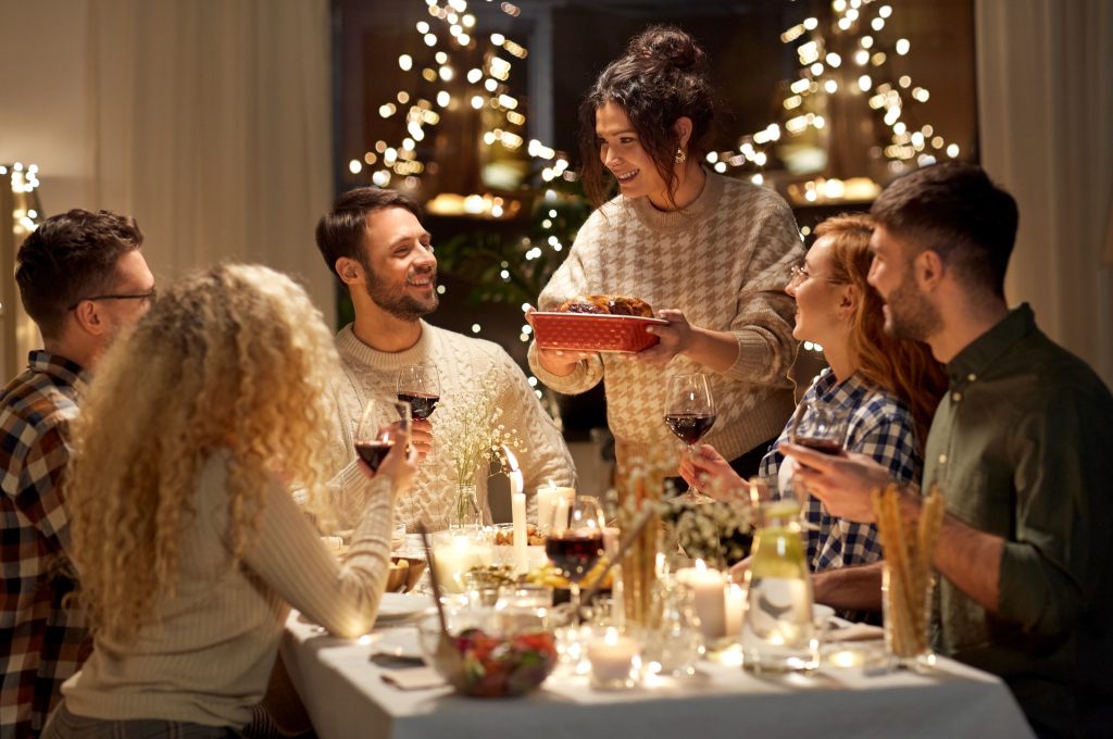 person hosting holiday