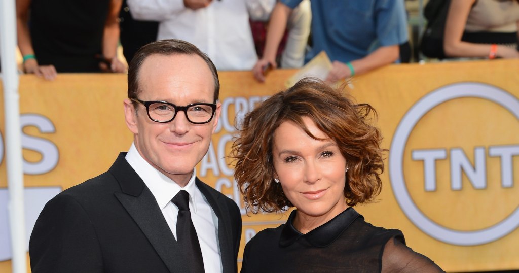 Clark Gregg and Jennifer Grey, 2014