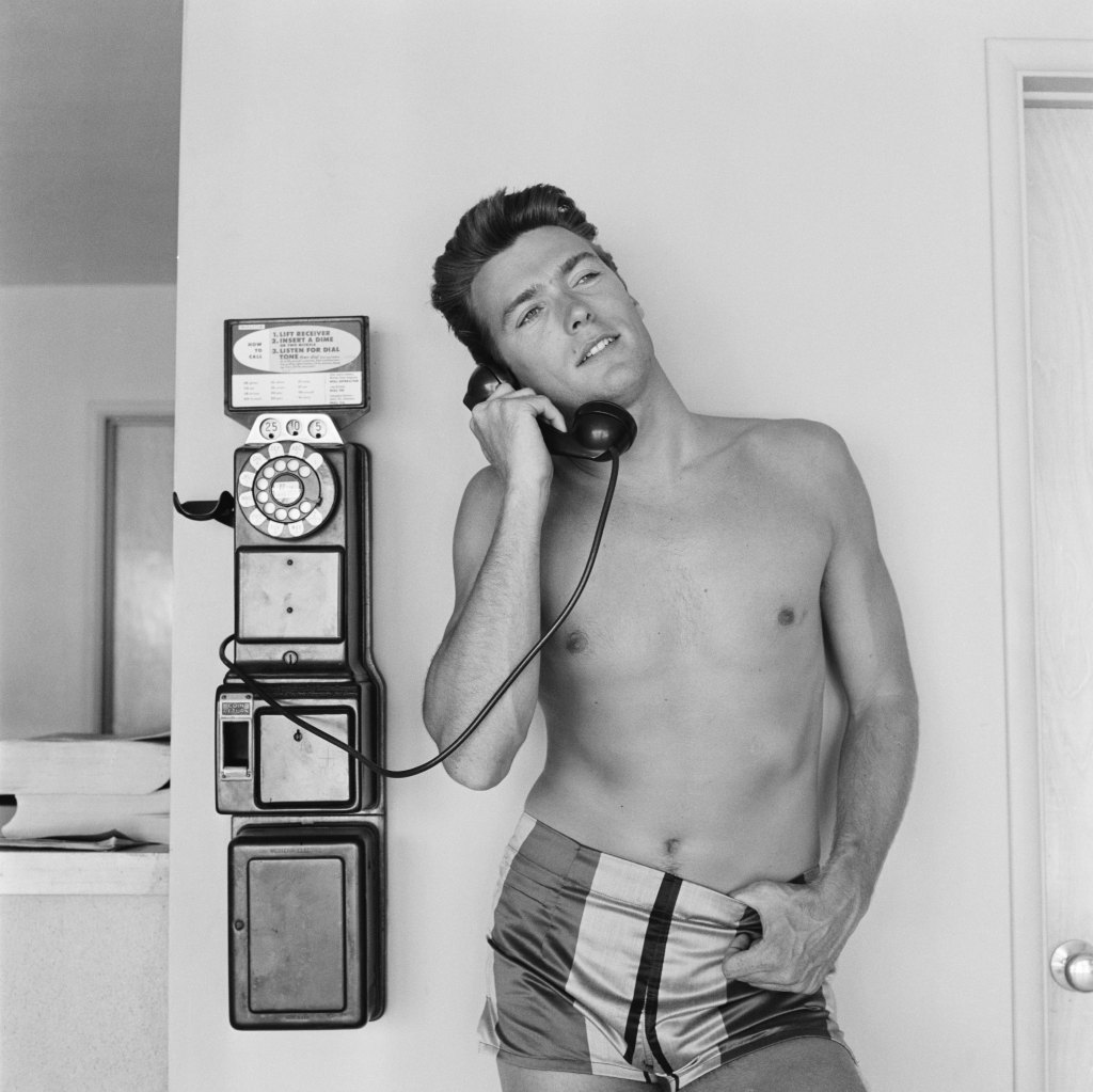 clint eastwood on the phone