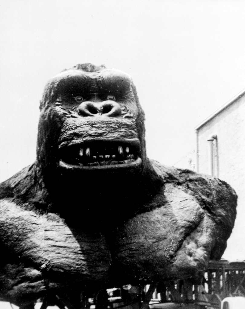 Another angle of the large Kong bust that was created for certain shots.