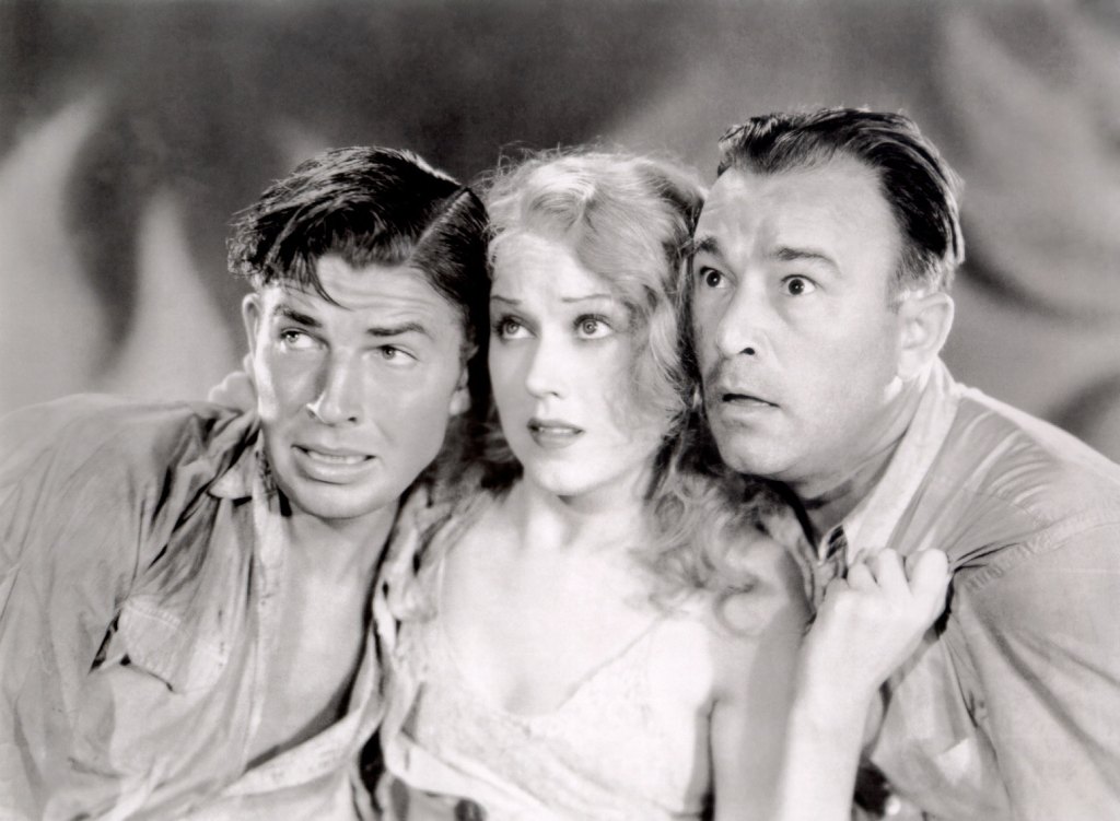 L-R: King Kong stars Bruce Cabot, Fay Wray and Robert Armstrong
